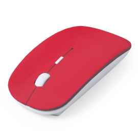 Мышь беспроводная LYSTER, красный, пластик, Цвет: красный