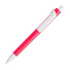 Ручка шариковая FORTE NEON, неоновый розовый/белый, пластик, Цвет: розовый, белый