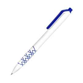 N11, ручка шариковая, синий, пластик, Цвет: белый, синий