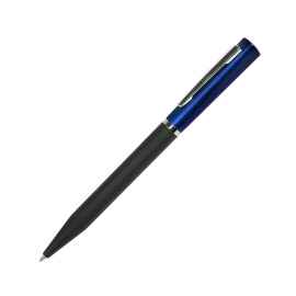 M1, ручка шариковая, черный/синий, пластик, металл, софт-покрытие, Цвет: черный, синий