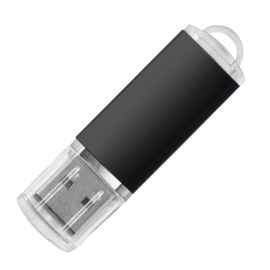 USB flash-карта 'Assorti' (8Гб), черная, 5,8х1,7х0,8 см, металл, Цвет: Чёрный