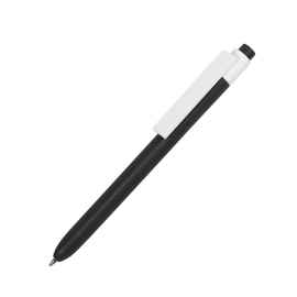 RETRO, ручка шариковая, черный, пластик, Цвет: черный, белый