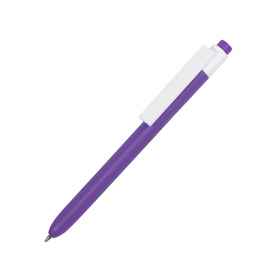 RETRO, ручка шариковая, фиолетовый, пластик, Цвет: фиолетовый, белый