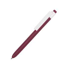 RETRO, ручка шариковая, бордовый, пластик, Цвет: бордовый, белый