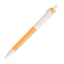 FORTE NEON, ручка шариковая, неоновый оранжевый/белый, пластик, Цвет: оранжевый, белый