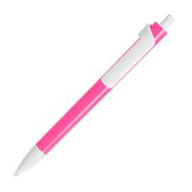 FORTE NEON, ручка шариковая, неоновый розовый/белый, пластик, Цвет: розовый