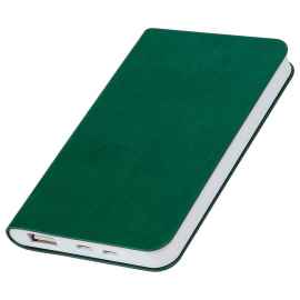 Универсальный аккумулятор 'Softi' (5000mAh),зеленый, 7,5х12,1х1,1см, искусственная кожа,пл, Цвет: зеленый