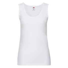 Майка женская 'Lady-Fit Valueweight Vest', белый,XS, 97% хлопок,3%полиэстер, 165 г/м2, Цвет: белый, Размер: XS