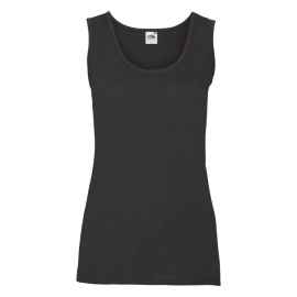Майка женская 'Lady-Fit Valueweight Vest', черный,XS, 97% хлопок,3%полиэстер, 165 г/м2, Цвет: Чёрный, Размер: XS