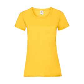 Футболка 'Lady-Fit Valueweight T', солнечно-желтый_XS, 100% хлопок, 165 г/м2, Цвет: желтый, Размер: S