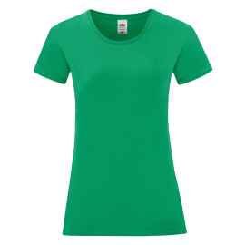 Футболка 'Ladies Iconic', зеленый, S, 100% хлопок, 150г/м2, Цвет: зеленый, Размер: S
