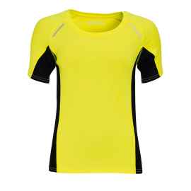 Футболка для бега 'Sydney women', желтый_S, 92% полиэстер, 8% эластан, 180 г/м2, Цвет: желтый, Размер: S