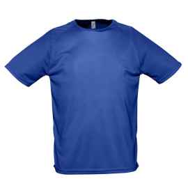 Футболка мужская 'Sporty', ярко-синий_XL, 100% воздухопроницаемый полиэстер, 140 г/м2, Цвет: синий, Размер: XL