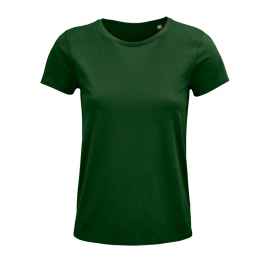Футболка женская 'CRUSADER WOMEN', темно-зеленый, XL, 100% органический хлопок, 150 г/м2