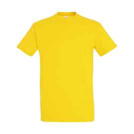 Футболка мужская IMPERIAL, желтый, S, 100% хлопок, 190 г/м2, Цвет: желтый, Размер: S