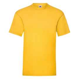 Футболка мужская VALUEWEIGHT T 165, желтый_S, 100% хлопок, Цвет: желтый, Размер: S