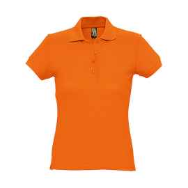 Поло женское PASSION, оранжевый, S, 100% хлопок, 170 г/м2, Цвет: оранжевый, Размер: S