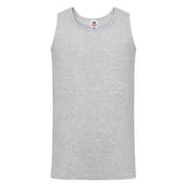 Майка мужская 'Athletic Vest', серый_S, 100% х/б, 160 г/м2, Цвет: серый меланж, Размер: S