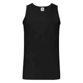 Майка мужская 'Athletic Vest', черный_S, 100% х/б, 160 г/м2, Цвет: Чёрный, Размер: S