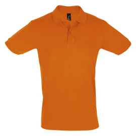 Поло 'Perfect Men', оранжевый_XL, 100% х/б, 180г/м2, Цвет: оранжевый, Размер: XL