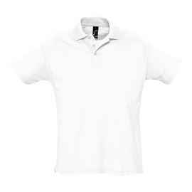 Рубашка поло мужская SUMMER II, белый, S, 100% хлопок, 170 г/м2, Цвет: белый, Размер: S