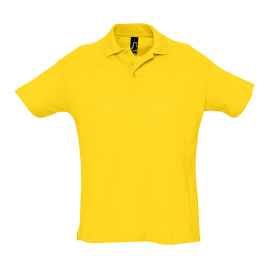 Рубашка поло мужская SUMMER II, жёлтый, 2XL, 100% хлопок, 170 г/м2, Цвет: желтый, Размер: 2XL