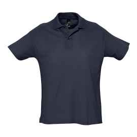 Рубашка поло мужская SUMMER II, тёмно-синий, S, 100% хлопок, 170 г/м2, Цвет: тёмно-синий, Размер: S