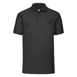 Рубашка поло мужская '65/35 Polo', черный_S, 65% п/э, 35% х/б, 180 г/м2, Цвет: Чёрный, Размер: Длина 71 см., ширина 50 см.