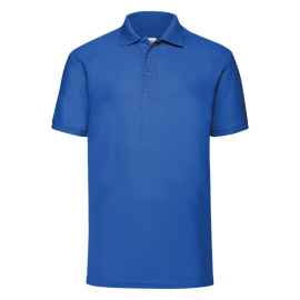 Рубашка поло мужская  '65/35 Polo', ярко-синий_S, 65% п/э, 35% х/б, 180 г/м2, Цвет: синий, Размер: Длина 71 см., ширина 50 см.