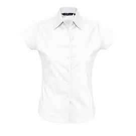 Рубашка женская 'Excess', белый_XS, 97% х/б, 3% п/э, 140г/м2, Цвет: белый, Размер: XS