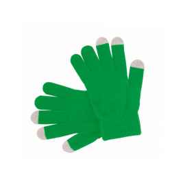Перчатки  сенсорные ACTIUM, зелёный, акрил 100%, Цвет: зеленый