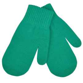 Варежки сенсорные 'In touch',  зеленый, М, акрил 100%.  шеврон, Цвет: зеленый