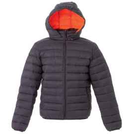 Куртка мужская 'Vilnius Man', темно-серый_ S, 100% нейлон, 20D, подкладка: 100% полиэстер, 300T, Цвет: серый, оранжевый, Размер: S