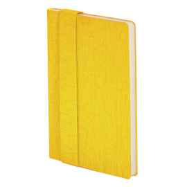 Бизнес-блокнот А5  'Provence', желтый , мягкая обложка, в клетку, Цвет: желтый