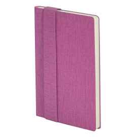 Бизнес-блокнот А5  'Provence', розовый , мягкая обложка, в клетку, Цвет: розовый