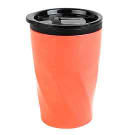 Термокружка BASIC, 350 мл, оранжевый, металл/пластик, Цвет: оранжевый