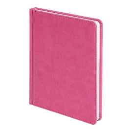 Ежедневник недатированный Bliss, А5,  розовый, белый блок, без обреза, Цвет: розовый