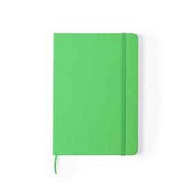 Блокнот MEIVAX, 80 листов, 14,7 x 21 x 1,5 см, зеленый, рециклированный полиэстер, Цвет: зеленый