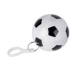 Дождевик 'Football', универсальный размер, D= 6,5 см, полиэтилен, пластик, Цвет: белый, черный