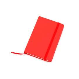 Блокнот для записей,красный, 9,5х14,5х1,6 см., искусственная кожа, шелкография, Цвет: красный