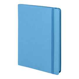 Ежедневник недатированный Shady, А5,  голубой, кремовый блок, лазурный обрез, Цвет: голубой