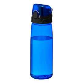 Бутылка для воды FLASK, 800 мл, 25,2х7,7см, синий, пластик, Цвет: синий