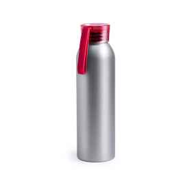 Бутылка для воды TUKEL, красный, 650 мл,  алюминий, пластик, Цвет: красный