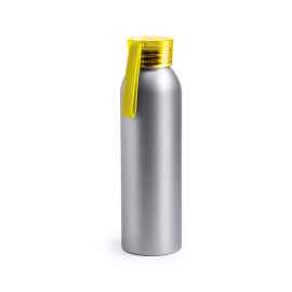 Бутылка для воды TUKEL, желтый, 650 мл,  алюминий, пластик, Цвет: желтый