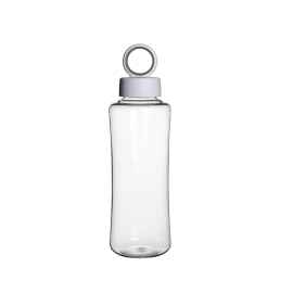 Бутылка для воды RING, 600 мл, 24,5х7,3см, пластик rPET, Цвет: прозрачный