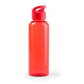 Бутылка для воды LIQUID, 500 мл, 22х6,5см, красный, пластик rPET, Цвет: красный