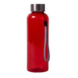 Бутылка для воды WATER, 500 мл, красный, пластик rPET, нержавеющая сталь, Цвет: красный