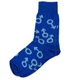 Носки подарочные  'Мужские' в упаковке, Цвет: синий