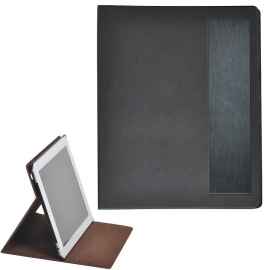 Чехол-подставка под iPAD 'Смарт',  черный, 19,5x24 см,  термопластик, тиснение, гравировка, Цвет: Чёрный