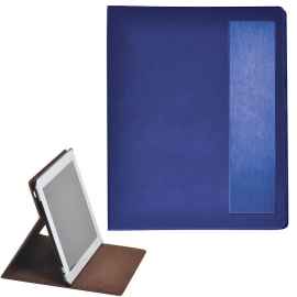 Чехол-подставка под iPAD 'Смарт',  синий,  19,5x24 см,  термопластик, тиснение, гравировка, Цвет: синий